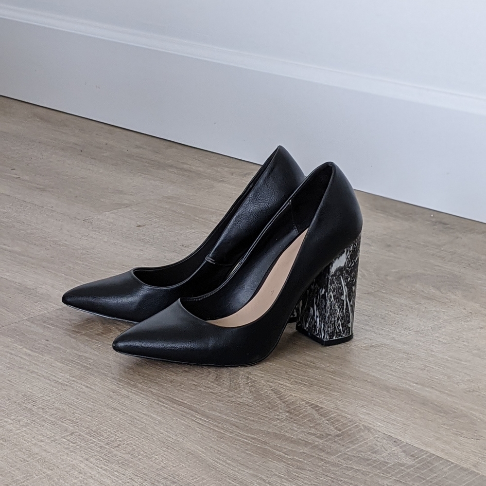 Marble Heel ✨ Block Heels
